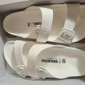 SOLD - NWB Birkenstock White Sandals Men Size 43 US 10 Vintage